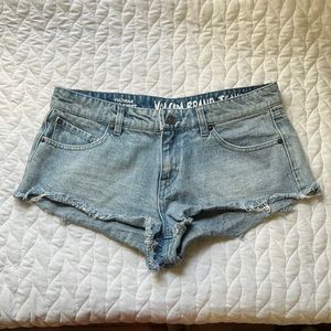 Volcom Light Blue Denim Jean Short - Size 29